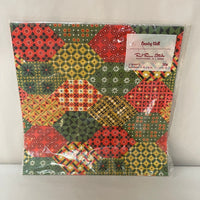 <€€ Vintage New Red Farm Studio Gift Wrap Country Skill Sealed