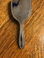 Vintage Silver Beaded Handheld 8” Vanity Hair Brush