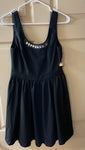 NEW Womens VERA WANG PRINCESS Black Jeweled Sleeveless Party Cocktail Dress Medium