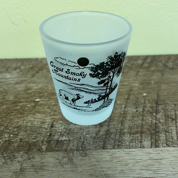 a** Shot Glass Tennessee Great Smoky Mountains