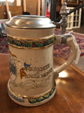 a** Vintage Beer Mug Stein Christmas “Presents for Uncle Remus” Lowell Davis 1989 Retired