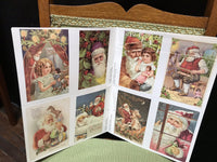 New Vintage 24 Old Fashioned Santa Claus Post Cards SUZANNE PRESLEY