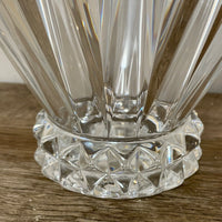 ~€ Heavy ROSENTHAL CRYSTAL Classic Blossom Cut Glass 6” Vase Decor Germany