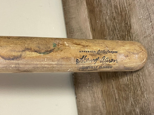 Vintage HENRY “HANK” AARON Louisville Slugger 125LL Hillerich & Brads –  Touched By Time Treasures
