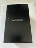 <€€ New Ladies MOVADO Black Face Two Tone Stainless Steel Quartz Watch NIB