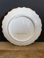 €¥ Beautiful Vintage 1986 Decorative 8” Salad Dessert Plate from Versazca Switzerland Hangable