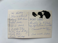 a* Vintage Postcard Hotel Missouri, Jefferson City Missouri State Capital Used with Writing