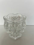 a** Vintage Clear Cut Crystal Candy Nut Mint Trinket Dish