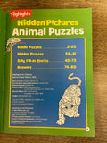 * NEW HIGHLIGHTS Hidden Pictures Animal Puzzles February 2022 Children's Book