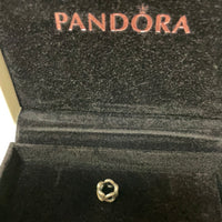 €€ PANDORA Charm Bead Authentic Silver Openwork Heart 790454 S925 ALE Spacer