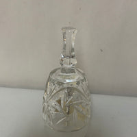 a** Vintage Crystal Hand Dinner Bell Tritschler Winterhalder Bleikristall Germany