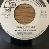 a* Vintage MISPRINTED MUSIC PARTRIDGE FAMILY “I Think I Love You” Bell Records 45 RPM Vinyl Record