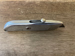 a* Vintage Pocket Utility Knife Mini Box Cutter Silver