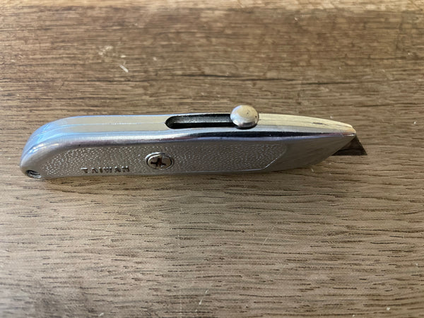 Vintage Pocket Utility Knife Mini Box Cutter Silver – Touched By Time  Treasures