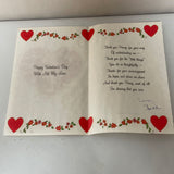 a* Vintage Used Valentine’s Day Darling Wife Greeting Card Crafts Scrapbooking