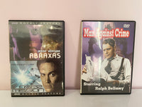 Lot/7 Action/Thriller Movie DVDs Abraxas Man Against Crime Bloodtide Freedom Deep Made For Each Other