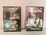 Lot/7 Action/Thriller Movie DVDs Abraxas Man Against Crime Bloodtide Freedom Deep Made For Each Other