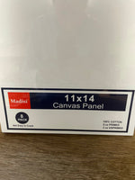*NEW Madisi Painting Canvas Panels Multi Pack 32 Count 8 each-5X7, 8X10, 9X12, 11X14