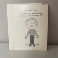 New Happy Birthday Adult Humor Greeting Card w/ Envelope
