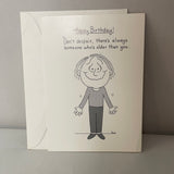 <€€ New Happy Birthday Adult Humor Greeting Card w/ Envelope