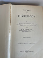 € Textbook of PHYSIOLOGY Zoethout/Tuttle Vintage Hardcover Book 9th Edition 1946