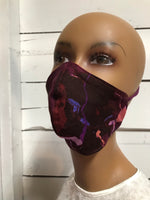 CoviCover Oil Slick “Brick Pearl” Fitted Face Cover Mask