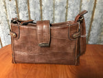 Vintage Womens LIZ CLAIBORNE Leather Tote Handbag Purse