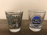 *Pair Set/2 Shot Glasses Wyoming Jackson Hole Teton Ale